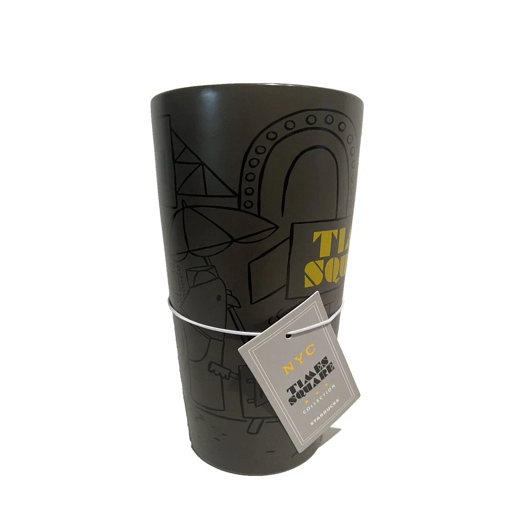 Starbucks New York City Times Square Tumbler Cup 12oz Ceramic Broadway Souvenir